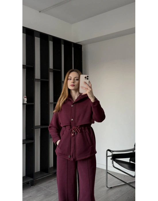 Bordo Celin Şardonlu 2’li Takım