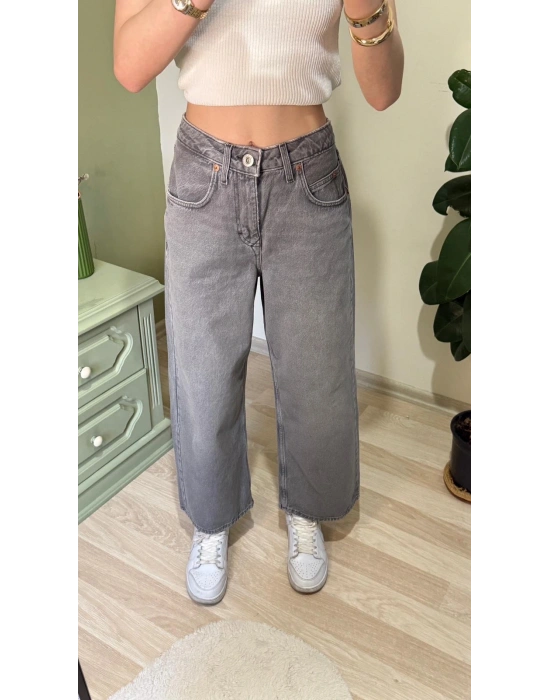 Füme Bilek Boy Bol Kesim Jean