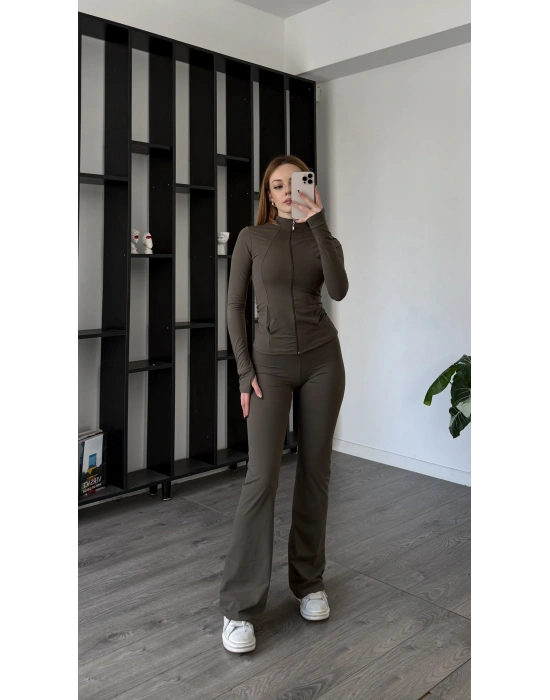 Haki Rita Comfortlux Likralı Takım