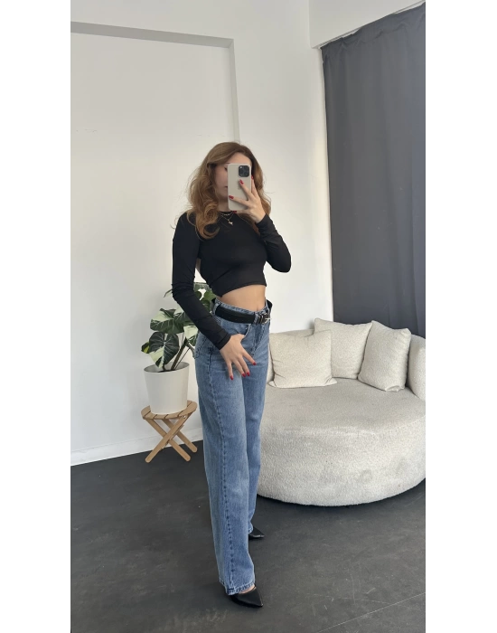 İndigo Zr Marka Straight Fit Jean