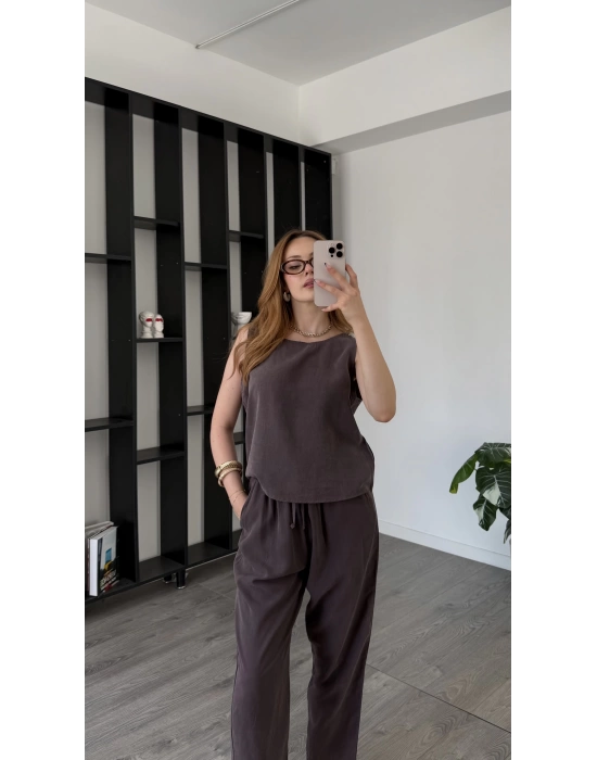 Kahve Mosy Tensel Eskitme 2’li Takım