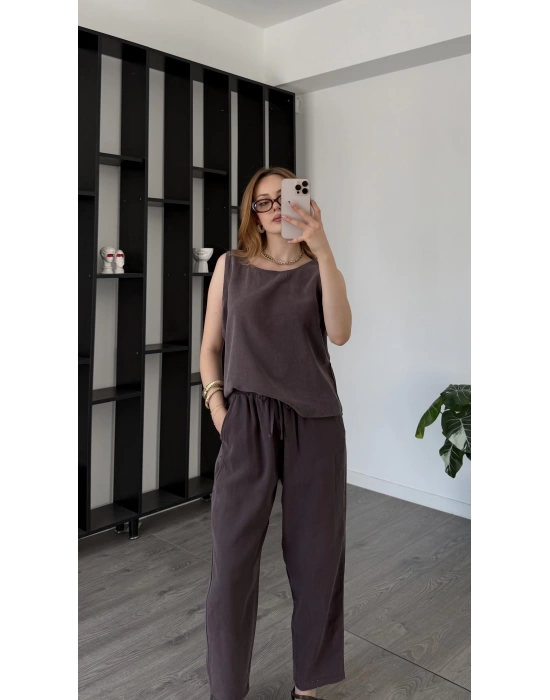 Kahve Mosy Tensel Eskitme 2’li Takım