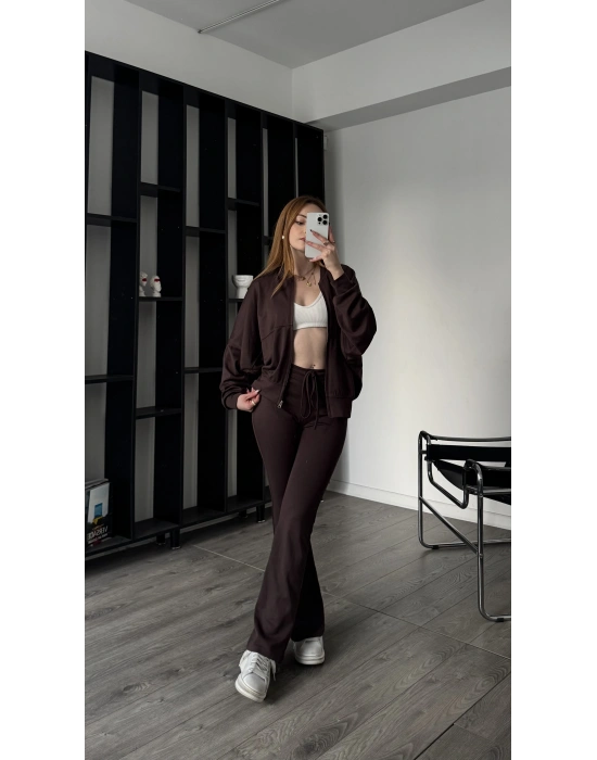 Kahve Zr Muadil İnterlok Takım