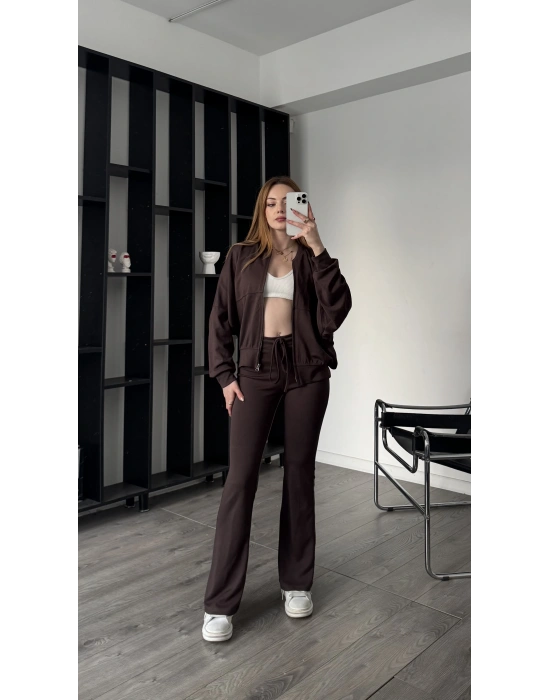 Kahve Zr Muadil İnterlok Takım