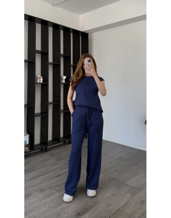 Lacivert Camilla Basic 2’li Takım