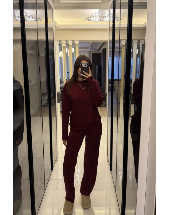 Maja Bordo Basic Modal 2’li Takım