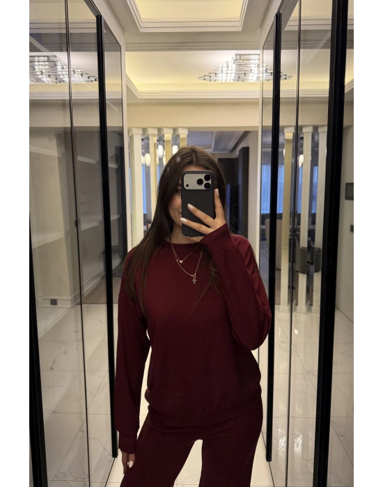 Maja Bordo Basic Modal 2’li Takım