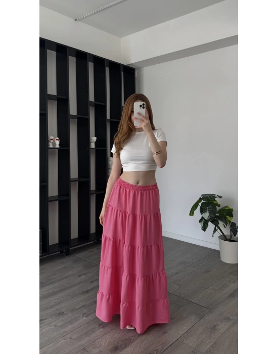 Pembe Anita Bohem Etek