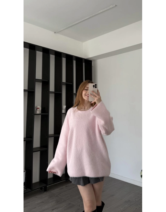 Pembe Luffy Yumoş Kazak