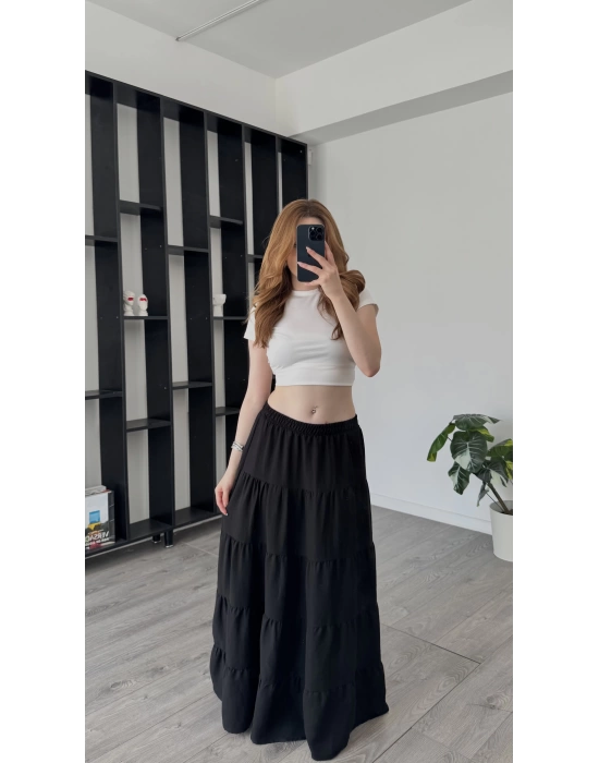 Siyah Anita Bohem Etek