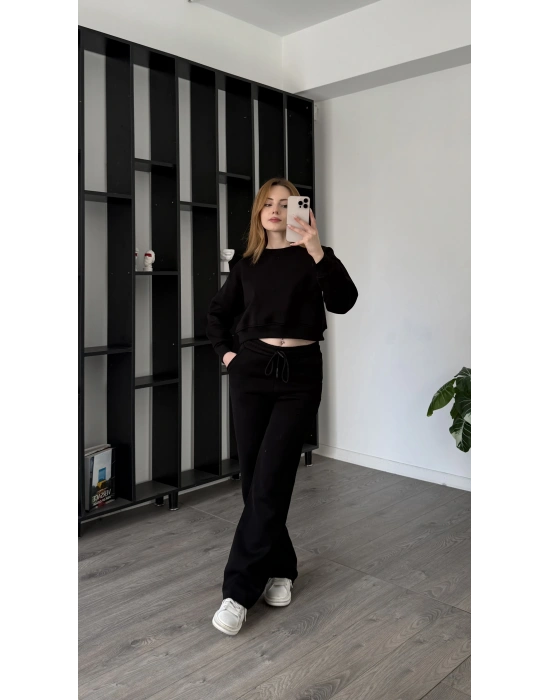 Siyah Camila 2’li Eşofman Takımı
