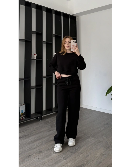 Siyah Camila 2’li Eşofman Takımı