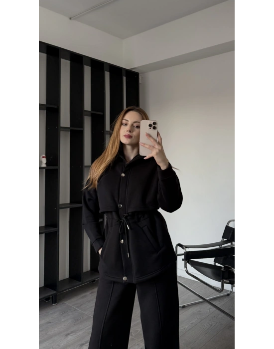 Siyah Celin Şardonlu 2’li Takım