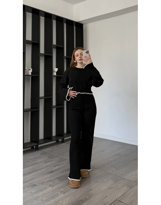 Siyah Olise Triko 2’li Takım