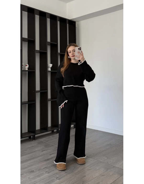Siyah Olise Triko 2’li Takım