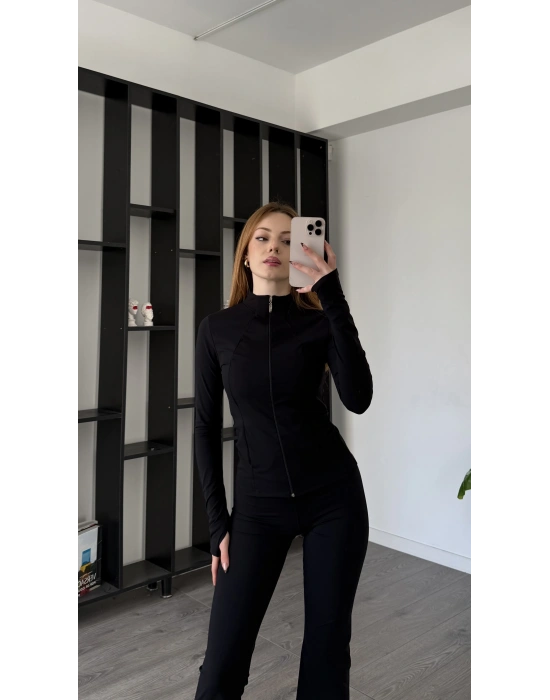 Siyah Rita Comfortlux Likralı Takım