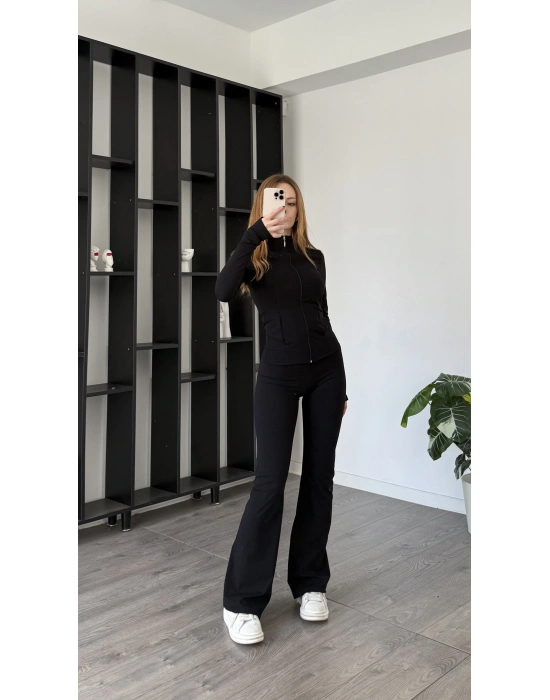 Siyah Rita Comfortlux Likralı Takım