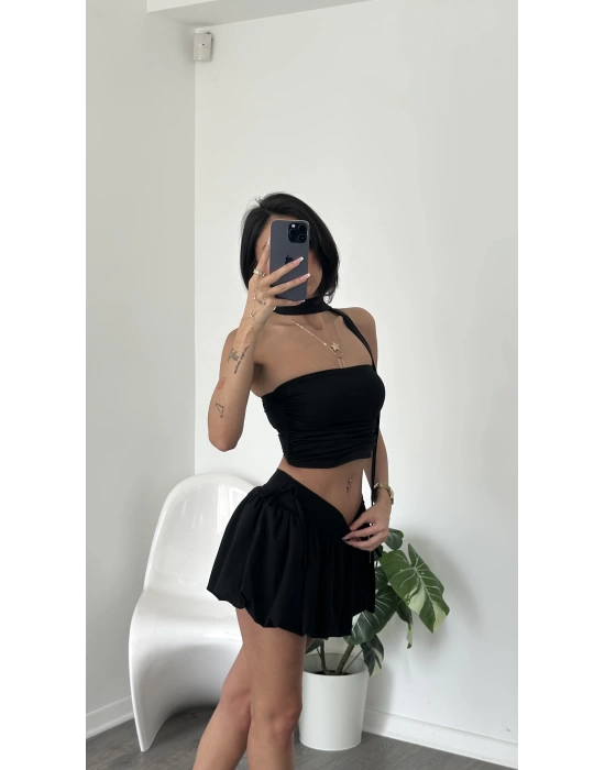 Siyah Şal Detay 2’li Takım