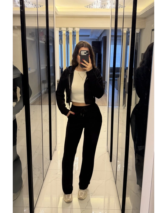 Siyah Selanik Hırkalı Takım