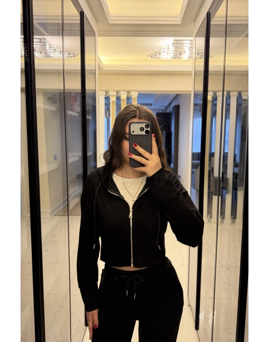 Siyah Selanik Hırkalı Takım