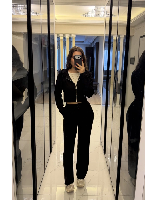 Siyah Selanik Hırkalı Takım