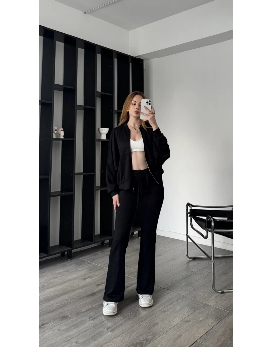 Siyah Zr Muadil İnterlok Takım