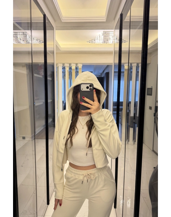 Taş Rengi Selanik Hırkalı Takım