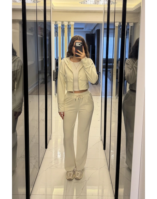 Taş Rengi Selanik Hırkalı Takım