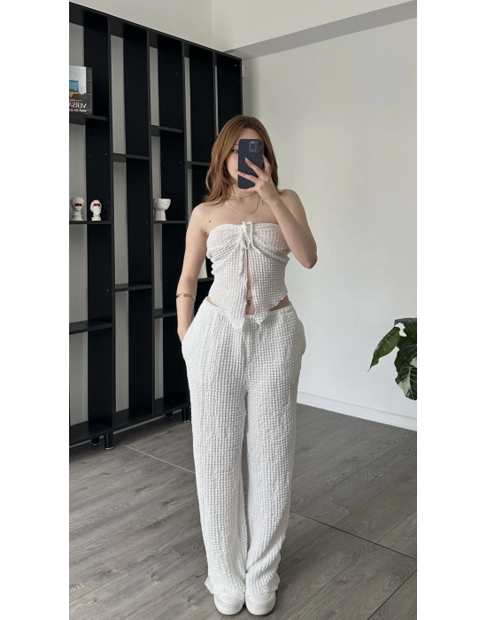 Tiana Beyaz Kelebek Starplez 2li Takım