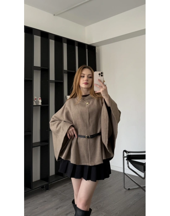 Vizon Rozy Kemerli Kaşe Panço