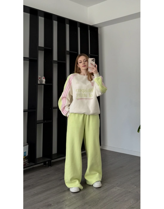 Yeşil Bloom Oversize Eşofman Takımı