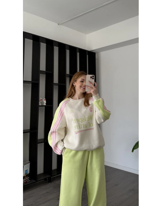 Yeşil Bloom Oversize Eşofman Takımı