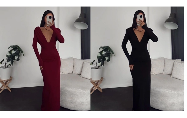 Derin Göğüs Dekolteli Elbise Nasıl Kombinlenir?