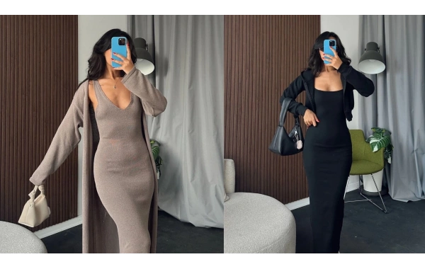 Dikkat Çeken Elbise Hırka Kombini İçin İpuçları