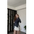 Antrasit Arlin Bağcık Yanlı Bluz