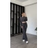 Antrasit Scarlet Fitilli Pantolon Bluz 2’li Takım
