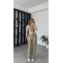 Haki Aida Düğmeli 2’li Takım