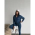İndigo Fermuar Yakalı Sweat & Tayt Spor Marka Takım