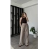 Kahve Petra Keten Pantolon