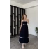 Lacivert Hadley Askılı A Kesim Elbise