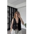 Rena Siyah Bağlama Detaylı Yelek