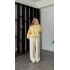 Sarı Bloom Oversize Eşofman Takımı