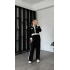 Siyah Chiara Blok Renkli Triko Takım