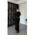 Siyah Claire Volan Kollu Etekli Takım