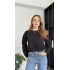 Siyah Danny Pamuklu Basic Sweatshirt