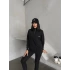 Siyah Fermuar Yakalı Sweat & Tayt Spor Marka Takım