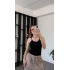 Siyah Lopez Askılı Basic Atlet