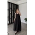 Siyah Sindy Askılı Salaş Elbise