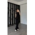 Siyah Venna Asimetrik Kesimli Sandy 2’li Takım