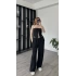 Tiana Siyah Kelebek Starplez 2li Takım